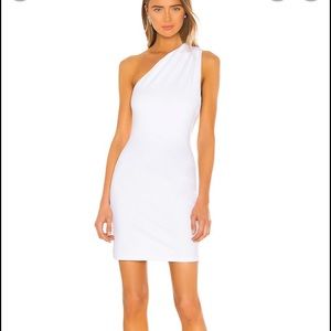 Susana Monaco REVOLVE Curve Back Bow White Mini Dress